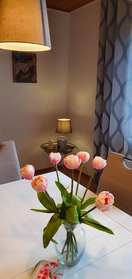 Moderne Ferienwohnung Mit Eigenem Garten Und Traumhaften Blick Wilhelmsthal Buitenkant foto