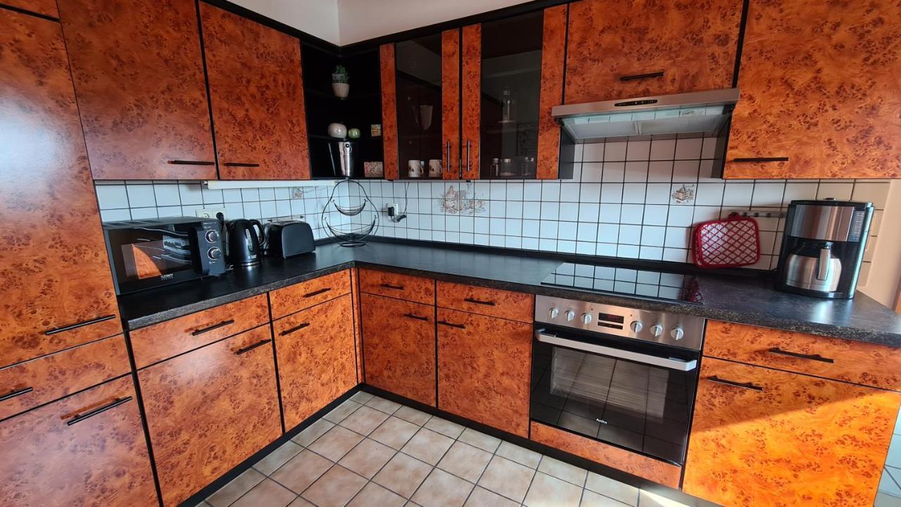 Moderne Ferienwohnung Mit Eigenem Garten Und Traumhaften Blick Wilhelmsthal Buitenkant foto